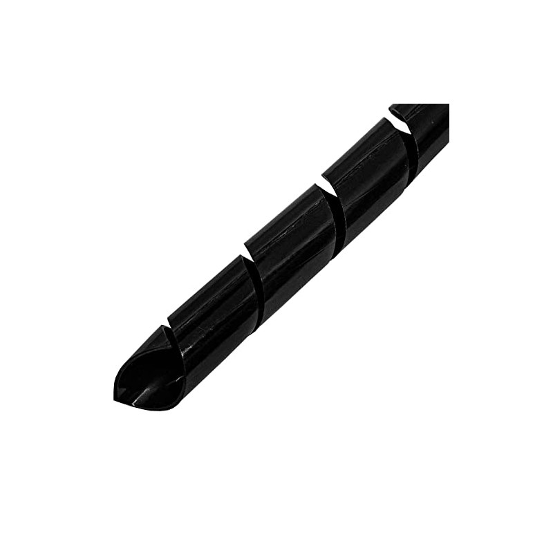 Lumonic Spiral Cable Tube Black 10 m I 12 mm