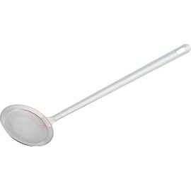 Yoshikawa Made in Japan Cooking Essentials Punching Mesh Strainer YJ2781 Silver Full Length 11.5×Width 3.0 inches
