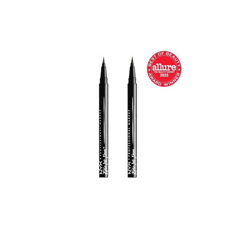 NYX PROFESSIONAL MAKEUP Epic Ink Liner Waterproof Liquid Eyeliner, Black,