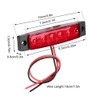 10Pcs/Set Truck Side Marker Light Signal Warning Indicator Lamp with