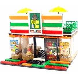 General Jim's Toys Modular City Building Blocks Convenience Store Gas Station | General Jim's Toys