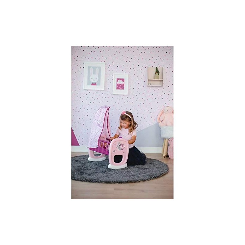 Smoby - Baby Nurse Cradle, Pink