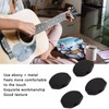 6Set Guitar Tuning Peg Buttons Ebony Metal Tuner Machine Head