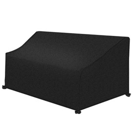 INMUA 2 Seater Garden Bench Cover Protective Cover for Garden Chairs 3 Seater Waterproof Windproof UV Resistant