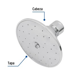 Foset Aqua R-504S, Regadera redonda de 3 1/2"