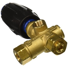 AR ANNOVI REVERBERI, VRT3-250, Pressure Washer Unloader -Blue Spring, 3,650 max PSI, 10.5 max GPM, 3/8"F outlet, adjustable knob