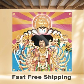 JIMI HENDRIX BOLD AS LOVE 4'X4' BANNER ALBUM COVER FABRIC POSTER FLAG TAPESTRY