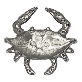 Michael Healy Blue Crab Doorbell Ringer - Nickel Silver