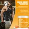 Creatine Monohydrate Gummies, Added 500mg BCAAs and Turmeric Exctract, 4500mg