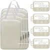 Compression Packing Cubes for Suitcases, Travel Essentials Expandable Travel Bags
