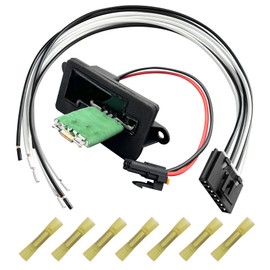 ZOKYUYS HVAC Blower Motor Resistor Kit with Harness, Compatibe with Chevy, GM Escalade, Avalanche, Silverado 1500-3500, Tahoe, Sierra 1500-3500, Yukon, Replace# 15305077 22807122 973-409