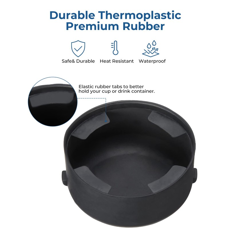 JOYTUTUS Cup Holder Insert 3.5" Compatible with Trailblazer 2002-2009, Fit
