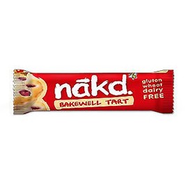 Bakewell Tart Nakd Rohfruchtnuss-Riegel je 35 g – Glutenweizen-Milchzuckerfrei (4 Stück)