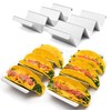 Bekith Taco Holder Stand 6 Pack, Stainless Steel Taco Holder