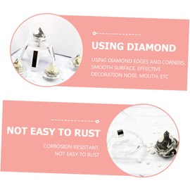 Beavorty 1set Diamond Shaped Makeup Sponge Puff Soft and Supple Crystal Powder Applicator for Foundation and Compact Powder Gentle Skin for Daily Use