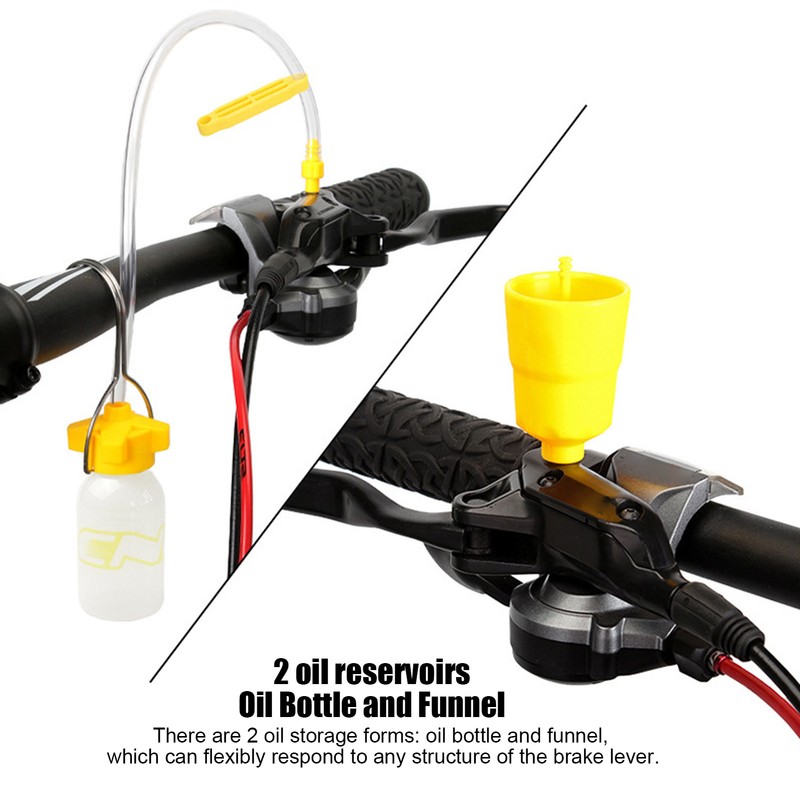 Bike Brake Bleed Kit High Strength Flexible Low Resistance Bike