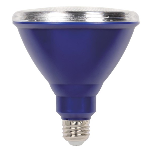 Westinghouse Lighting 3315100 100-Watt Equivalent PAR38 Flood Blue Outdoor Weatherproof LED Light Bulb with Medium Base, Single 33151