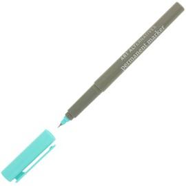 Art Alternatives Permanent Marker, Extra-Fine, Aqua - 1.2mm Felt Nib - Permanent - Multi-surface - Drawing + Writing + Illustration
