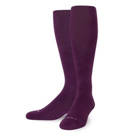 Comrad Recycled Cotton Knee High Socks - 15-20mmHg Graduated Compression Socks, (Potent, Medium Wide Calf) - Breathable Cotton Support Socks for Men, Pregnant Women, Nurses, Home, Work & Travel