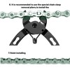 Chain Lock 12 Compartments, 5 Pairs Bicycle Chain Locks for