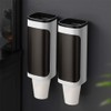 HUSHUI Cup Dispenser, Paper Cup Holder for Water Dispenser, Wall