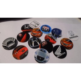 Unbranded Pre Cut One Inch Bottle Cap Images HONDA AUTOMOBILE AUTO CAR Free Ship - photo, 25 images