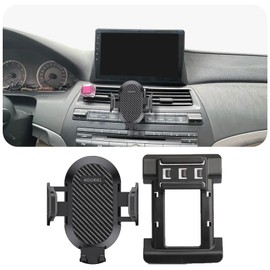 AOUKKL Car Phone Holder Fits for Honda Accord 2008-2013 8th Gen Accessories,Thick Cases Friendly,Cell Phone Mount for 4.7-7 in Phones,360 Degree Rotation,Easy to Install