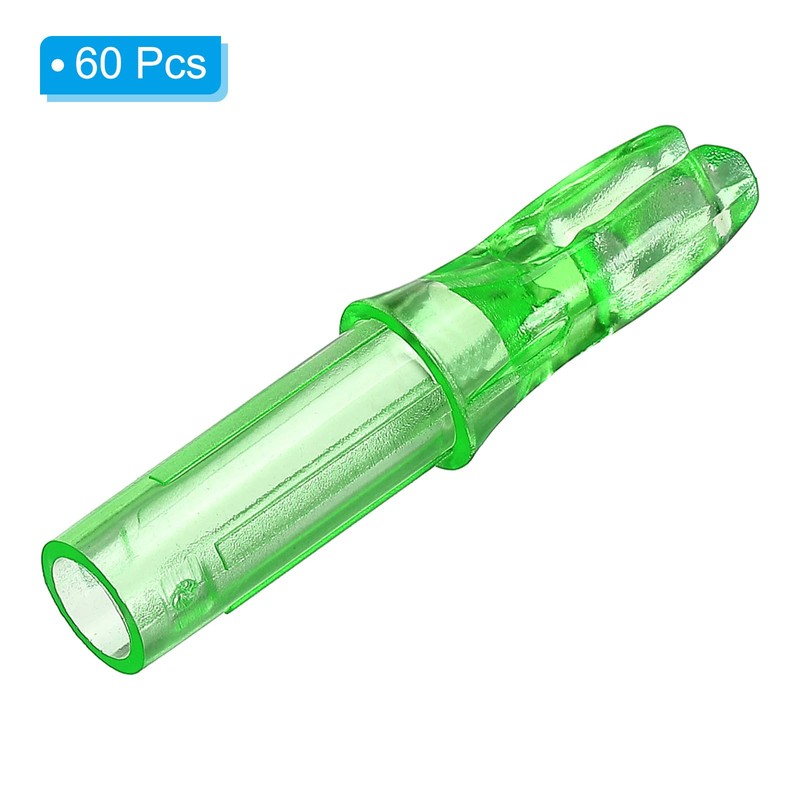 PATIKIL Archery Arrow Nocks 6.2mm 0.244", 60 Pack Insert Arrow