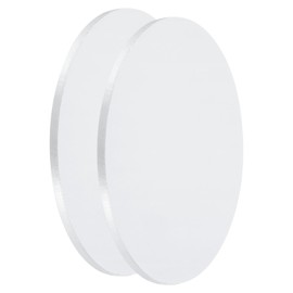 Sourcing Map 2Pcs 6061 Aluminum Disc, 4" (100mm) Diameter 0.2" (5mm) Thickness Round Aluminum Sheets for Metal Stamping