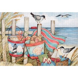 Sand Buckets 1000 Piece Puzzle
