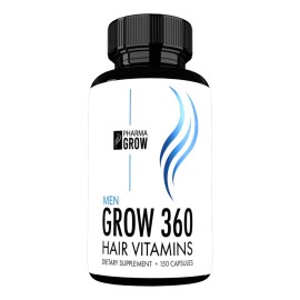 Pharma Grow Vitaminas Capilares Hombre 150 Cápsulas Fortalecen Cabello