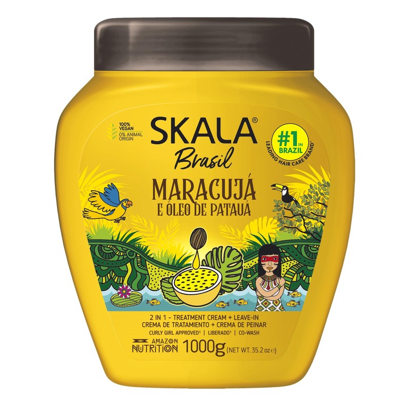 SKALA Mais Cachos, Crespos, and Maracuja 2-in-1 Cream (3-Pack Bundle)