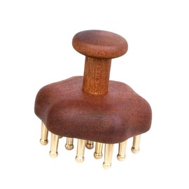 perfeclan Wooden Massage Body Brush, Wooden Massage Tool, Hand Massager for Relaxing, Guasha Scraping Brush for Waist, Back and Shoulders