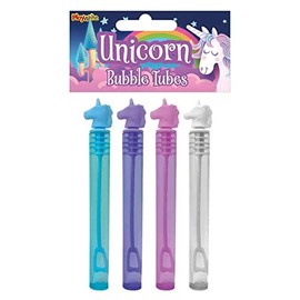 Unicorn Bubble Tubes 1 Pack ( 4 Bubble Tubes)