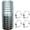 SAFBY 2" Stainless Steel Hose Barb Fitting – Straight Barbed