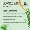 Sunny Isle Rosemary Mint Hair and Strong Roots Butter 2oz,