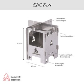 Bushcraft Essentials Outdoor Pocket Micro Stove EDCBox