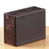 Arniche Leather Tissue Box Cover Rectangular and Multifunction Remote Control