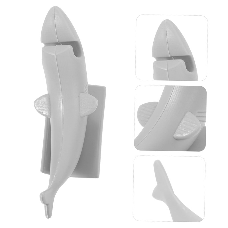 Operitacx Shark Shape Cord Organizer Cable Management Holder for Kitchen