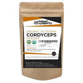 Freshly Fermented - Organic Cordyceps Powder - UK Grown