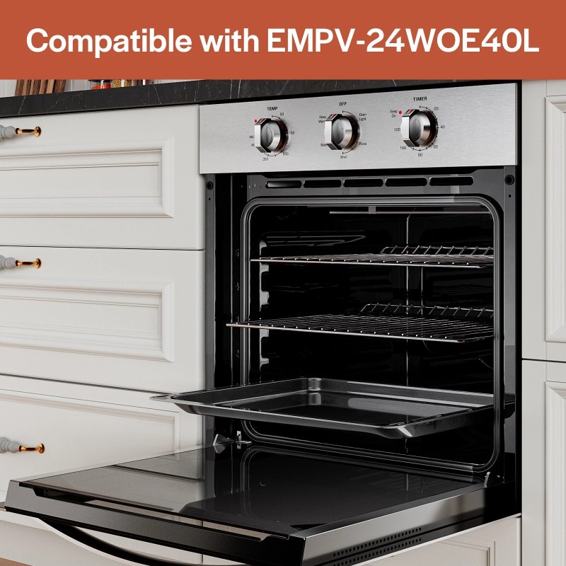 Empava Black Oven Broiling Pan fits Empava 24 " Electric
