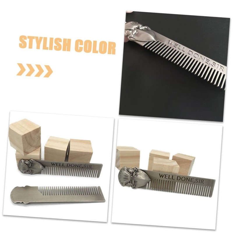 MERRYHAPY Men's Hair Comb Fine Teeth Scalp Brush Dandruff Comb