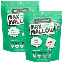 Max Mallow Sugar Free Marshmallows - Keto-Friendly, Deliciously Fluffy Treats Perfect for S'mores, Hot Chocolate, and Baking with Zero Sugar, Marshmallows for smores Zero Sugar Marshmallow 3 Pack or 6 Pack