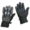 N'Ice Caps Boys Plush Lined Breathable Skeleton Stretch Lightweight Gloves