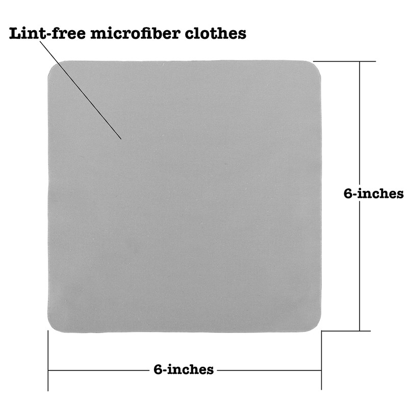 Iconikal Premium Reusable Microfiber Glasses, Lens, Screens Individually Wrapped Cleaning