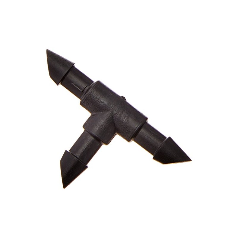 Mister Landscaper MLT-TEE 1/4" Drip Irrigation Vinyl Barbed Tee (10