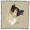 Akita - Robert May - Lap Square Cotton Woven Blanket