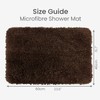 Odyssey Deep Pile Shaggy Non Slip Bath Mat 40 x
