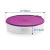 Tupperware 12" Round Container with Seal (Raddish)