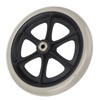 Wheelchair Wheel 8in PU Walker Caster Replacement Skidproof with Ball